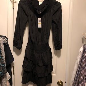 Michael Kors Black Off the Shoulder Dress